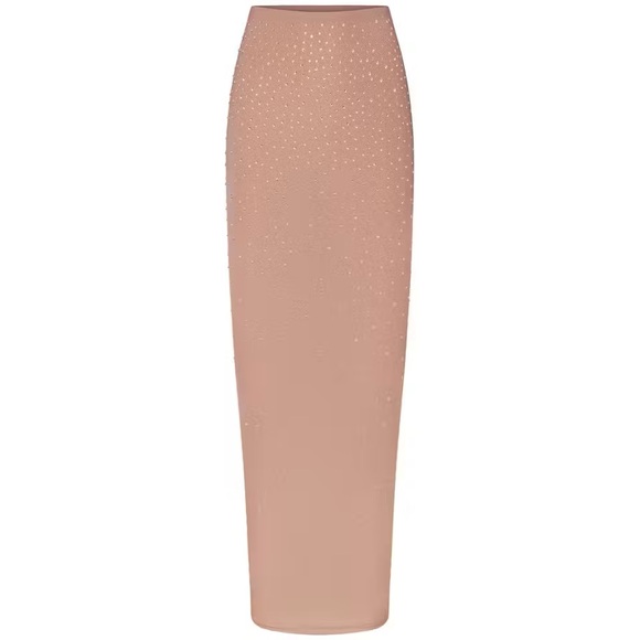 “SKIMS x Swarovski Jelly Sheer Tube Skirt Luxury Collaboration Swarovski Crystal - Picture 1 of 6